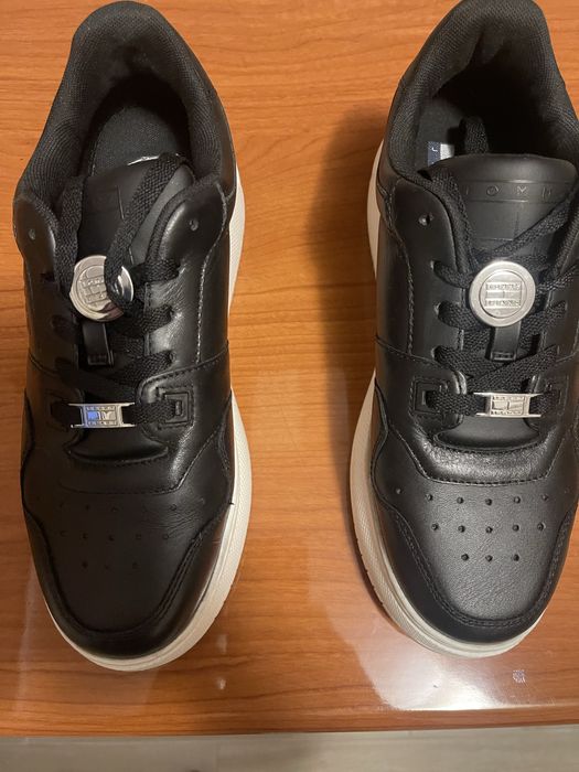 Pantofi din piele naturala Tommy Hilfiger