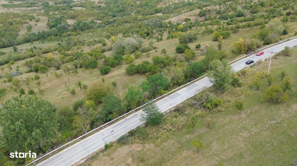 Teren 8.043 mp la DN73C Berevoesti – 3€/mp! Oportunitate rara