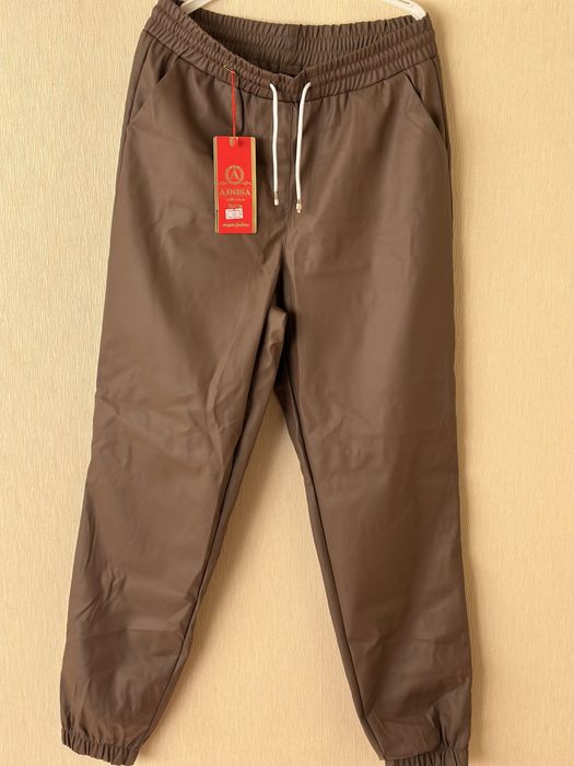 Костюм, платье, брючки кожаные