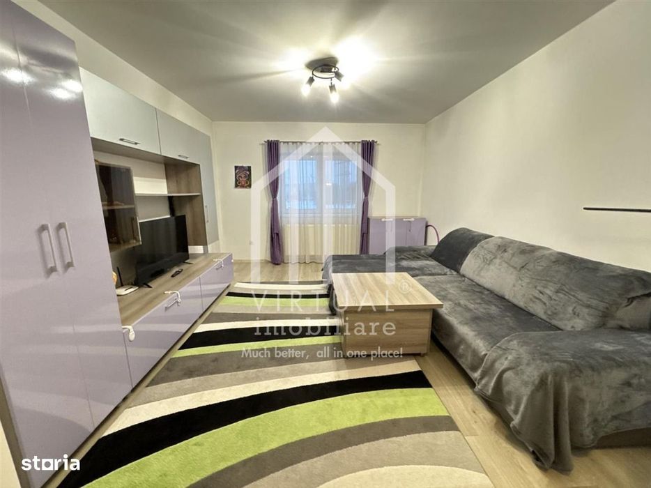 Apartament 2 camere, mobilat modern, etaj 1/4