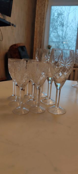 Продам хрустальные стаканы 9 штук
