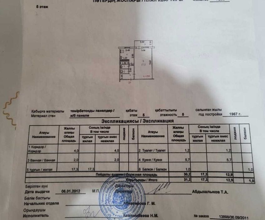 Продам  1 комн квартиру стр пл