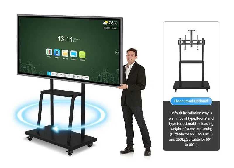 Интерактивный панель 65" дюйм android 14 4K + доставка бесплатно