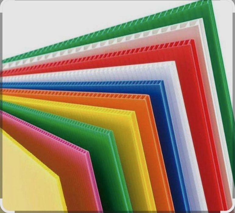 Гофрированная пластиковая коробка для фруктов и овощей, гофрапластик