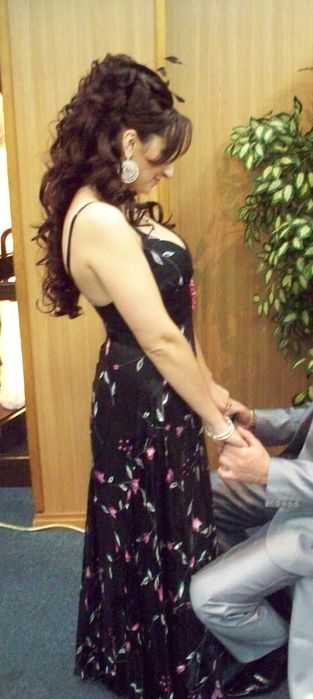 Rochie neagra eleganta din mătase naturala!