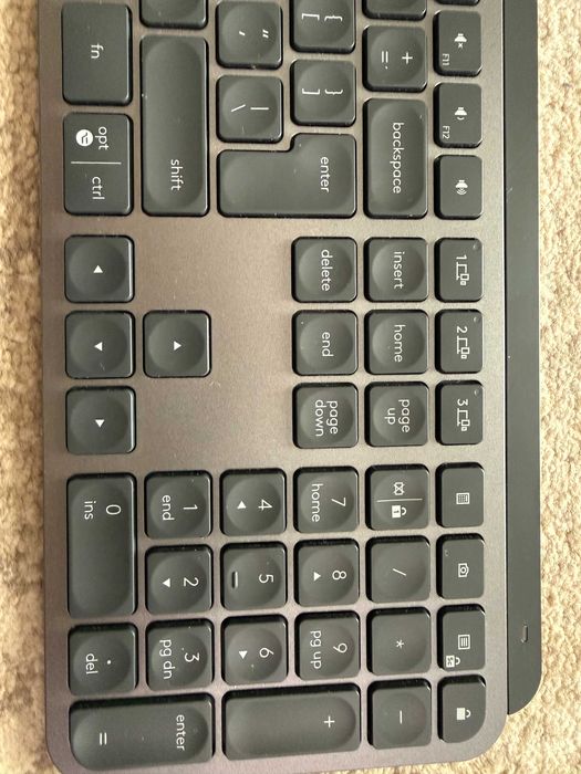 Tastatura Wireless LOGITECH MX Keys S, USB, Bluetooth, US INT, grafit