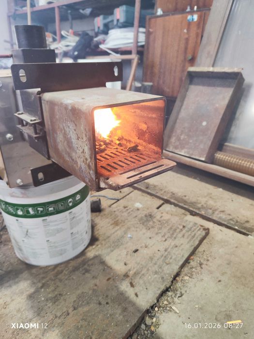 Пелетна горелка Golden Fire smb 50 и шнек към нея .