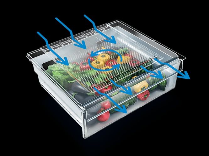 Нов хладилник с фризер Беко/Beko No Frost 348 литра