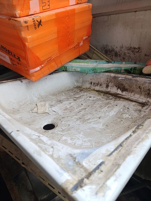 Подон для душа металлический 80 на 80 см