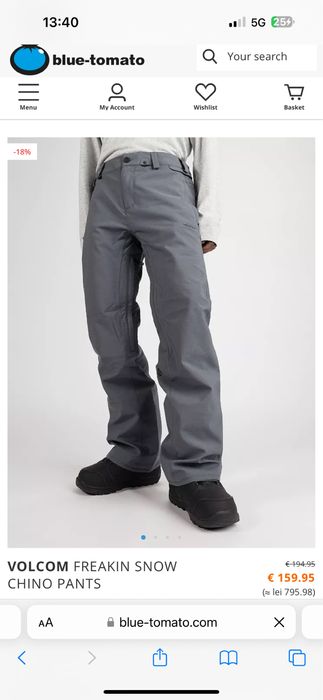 Pantaloni ski/snowboard VOLCOM