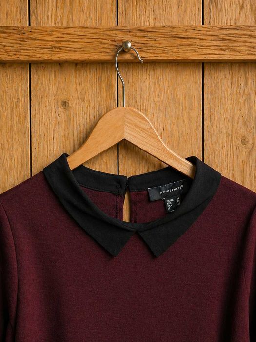 Rochie bordo Atmosphere mărimea 42 stare excelentă elegantă de primăvară
