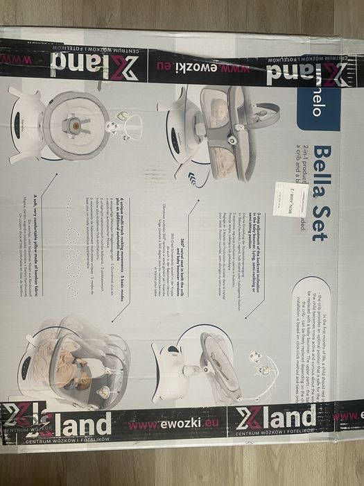 Lionelo BELLA Бебешка люлка и шезлонг 2в1