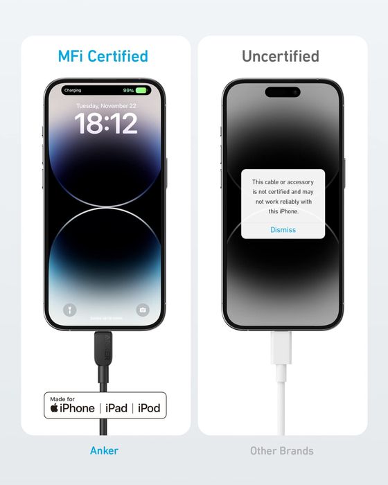 Anker 310 Lightning (14 Pro Max Cable) Made in Vietnam
