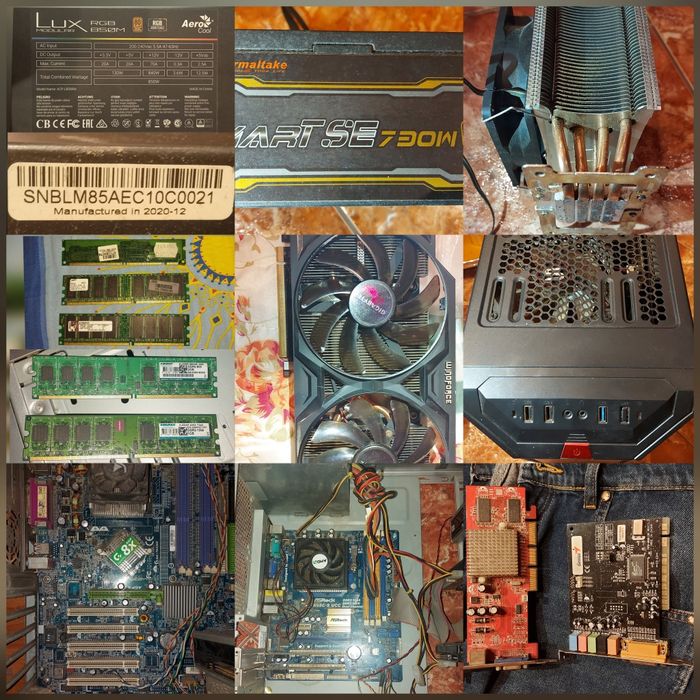 Placa video Gigabyte Gtx 760 2gb windforce + Ram + Dvd rw + surse