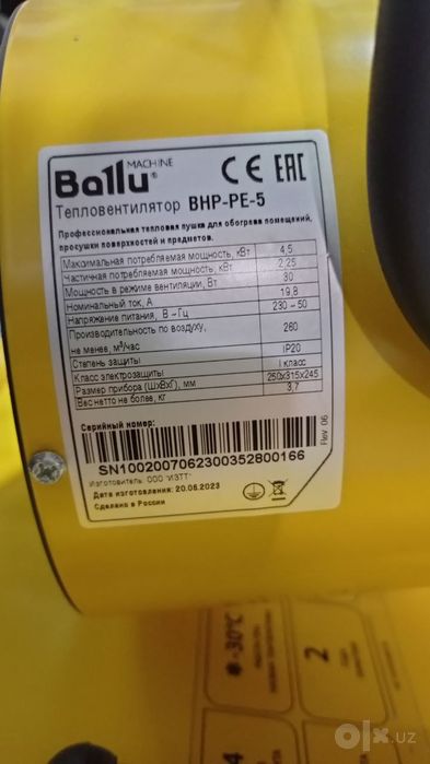 Тепловые пушки Ballu