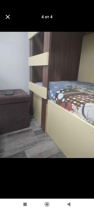 Продавам двуетажно легло 85×200