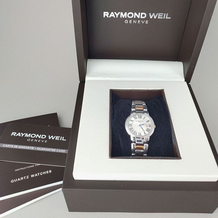 Ceas Raymond Weil cu toate actele, otel si aur roz