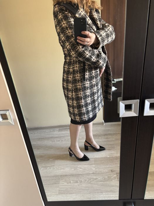 Palton cu lana si captuseala matlasata - Moda Alis
