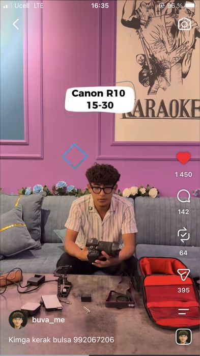 Kamera canon r10 kamera