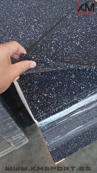 Гумена настилка /ударопоглъщаща/каучукова-за фитнес и спортни зали