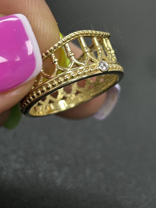 Колечко 585 необычной модели