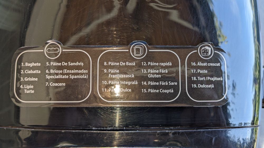 mașina de pâine Tefal