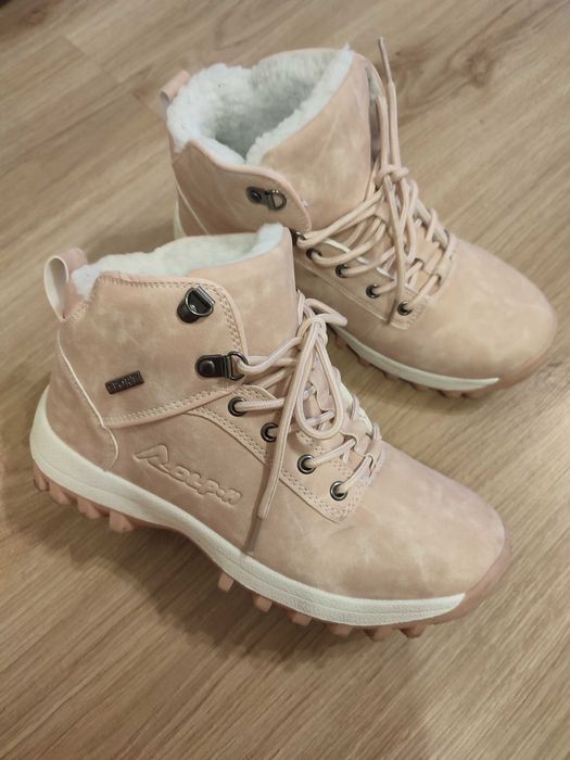 Дамски обувки, зимни, обувани веднъж, розови