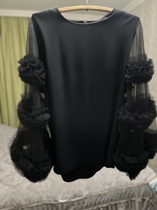 Блуза женская, чёрная