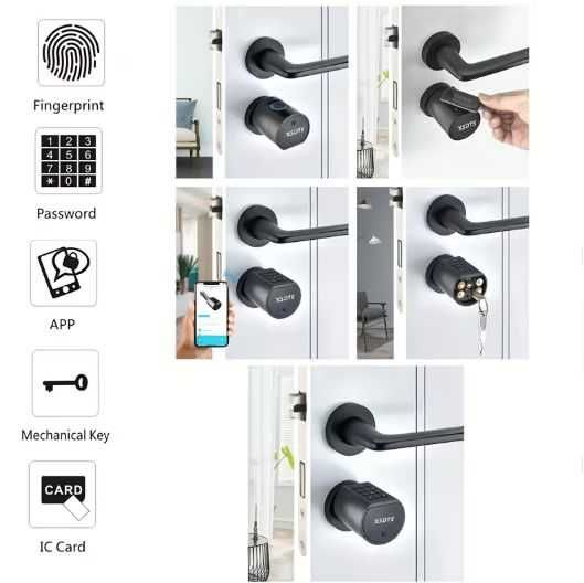 Broasca yala smart - amprenta, cheie, cifru, card, aplicatie telefon