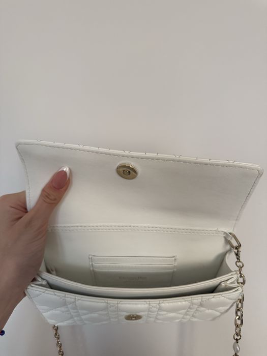 Dior бяла чанта