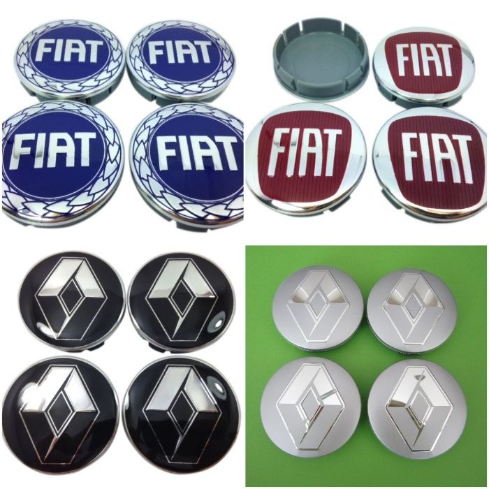 Капачки за Джанти Метални 4бр. 60/55мм Рено Фиат RENAULT FIAT гр. Стара ...