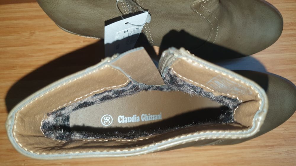 Дамски боти от еко кожа 35 номер