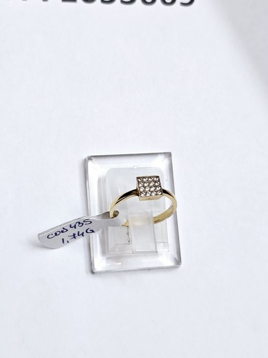 Vand inel dama din aur 14 k 1.74 g cod 435