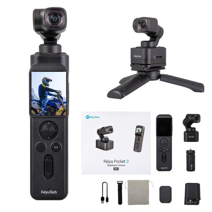 Feiyu Pocket 3 (4k UHD)camera de actiune