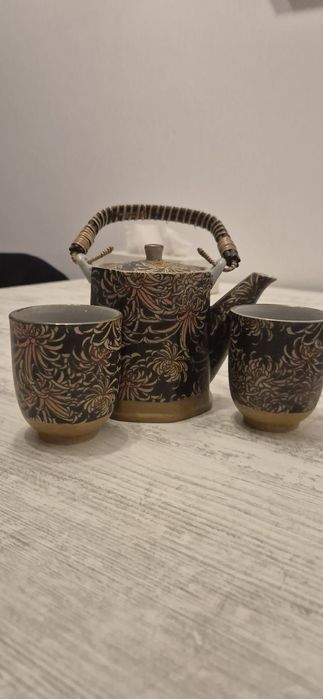 Set japonez ceainic ceramica cu 2 cesti