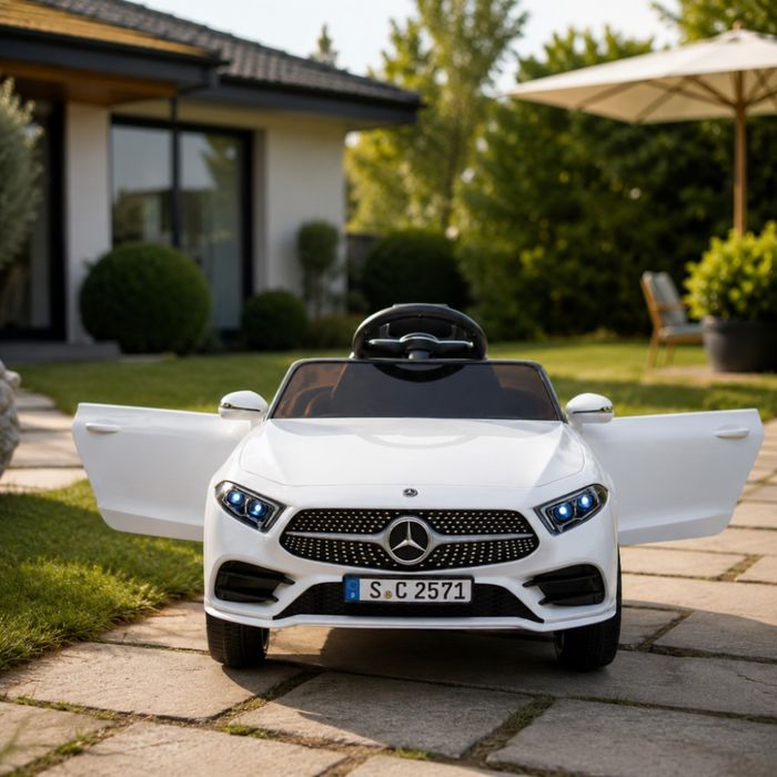 Акумулаторна кола Mercedes Benz CLS350 с кожена седалка 12V
