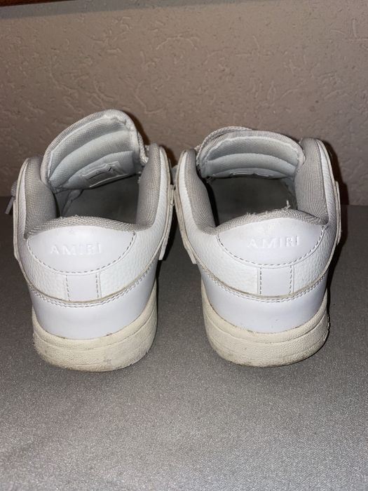 Amiri Skel-Bone Low White