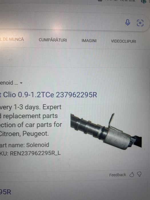 Electrovana VVT motor 0.9 tce Dacia Renault