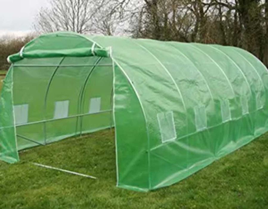 Сглобяема оранжерия парник с 2 врати и UV защита 180 грама на кв.м.