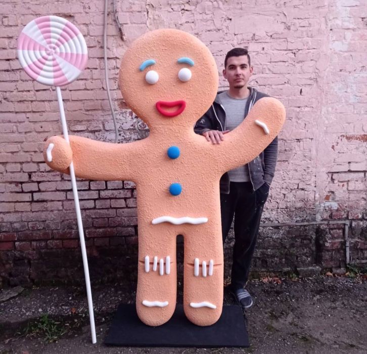 Новогодние декоративные элементы из пенопласта