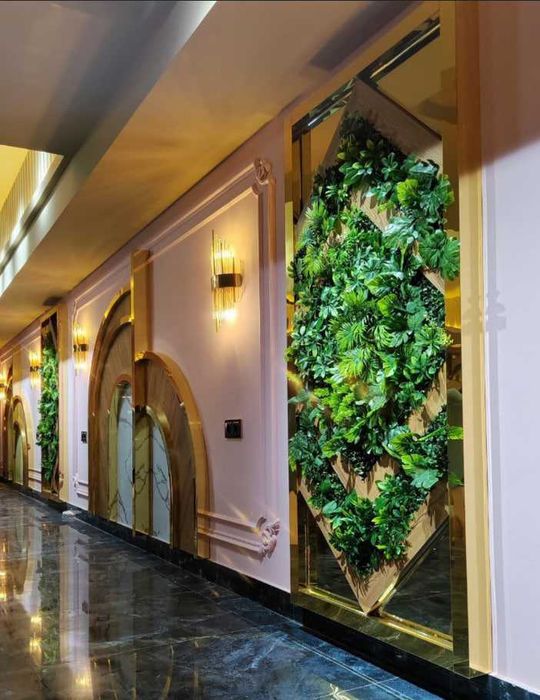 Декор Indecor Green. Искусственная зелень, мох, фитостены