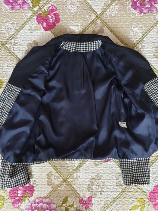 Sacou taior navy lana