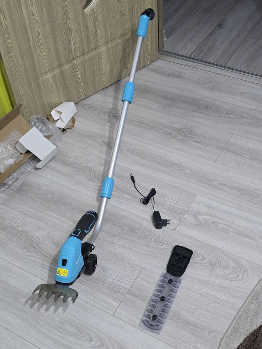 Foarfecă electrică de grădină DURATECH 12V–fără fir,2-în-1,telescopică