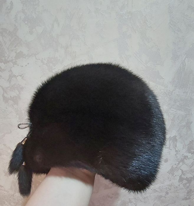 Шапка теплая норка