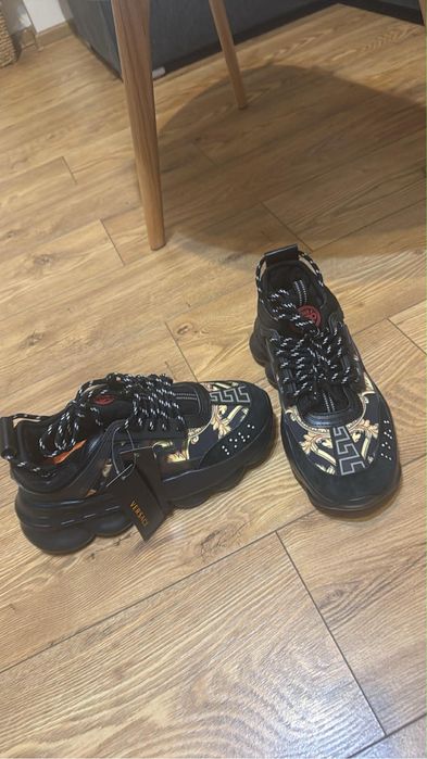 Versace chain reaction negru/gold