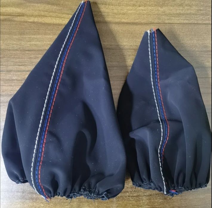 НОВО с ВЕЛУР Маншон за скоростен лост  и ръчка за bmw e30,е34, e36, e4