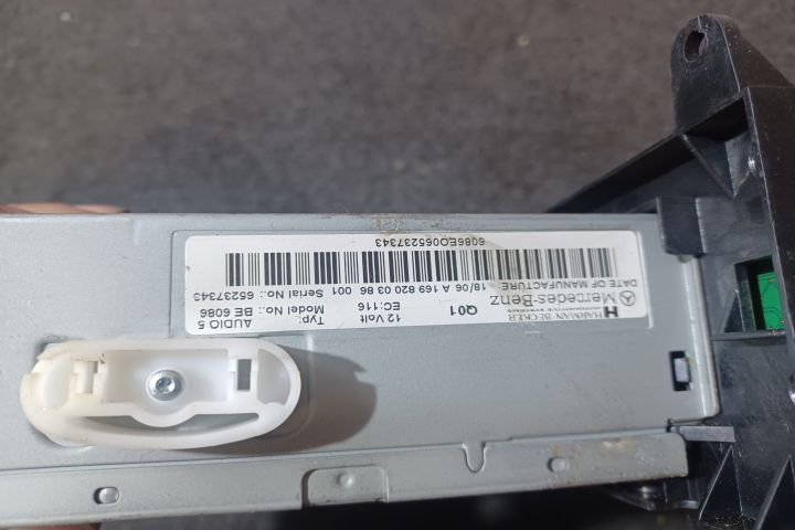 Radio cd A1698200386 Mercedes-Benz B-Class W245