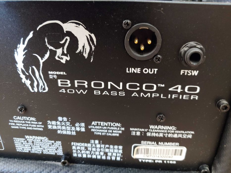 Fender Bronco amp