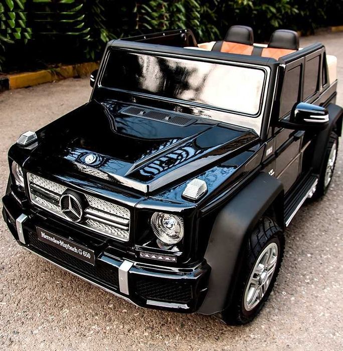Акумулаторен джип Mercedes G650 Maybach 4x4 12V,MP3, с меки  гуми