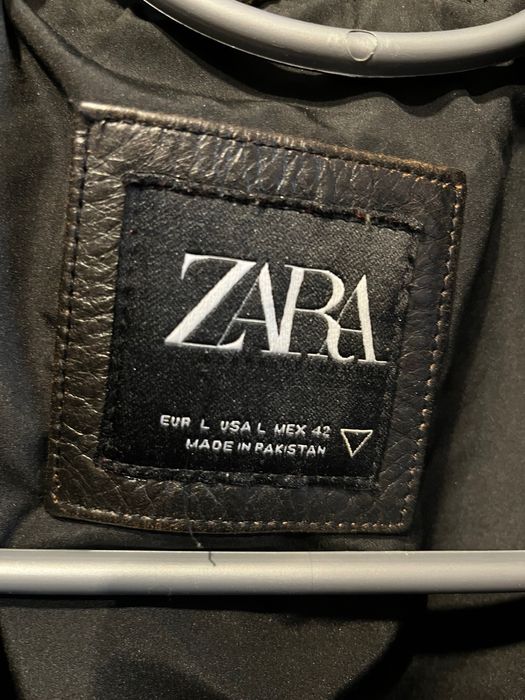 Мъжко кожено яке Zara